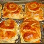 a few of the wellingtons that spelled out "foodbuzz"