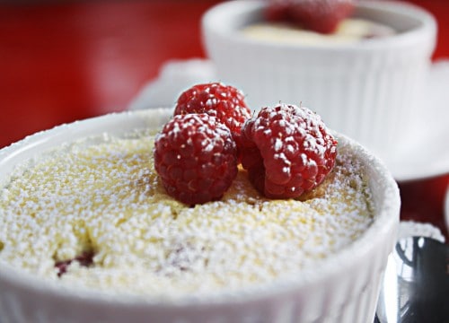 pudding cakes raspberry lemon pudding cakes