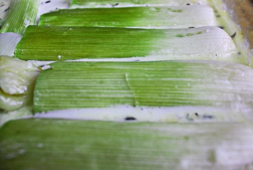 leeks creamy baked leeks recipe