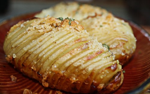 baked hasselback potatoes recipe