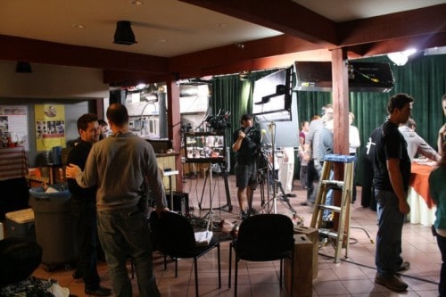 behind the scenes