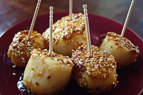 scallops bare copy sesame crusted asian scallops