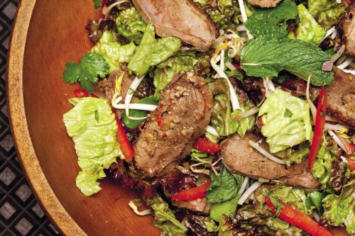 Wok-Seared Duck Salad (1404 x 936) duck salad