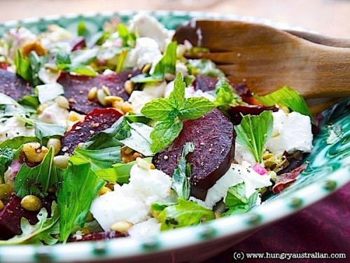 P1090091-blog Beet, Feta and Walnut Salad