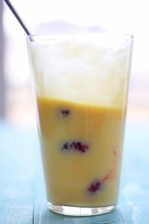 peach smoothie