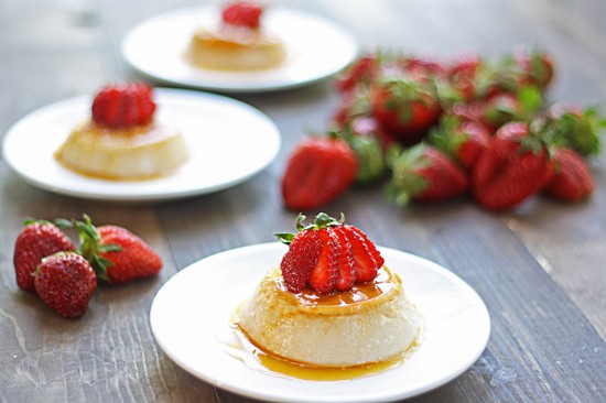 homemade flan