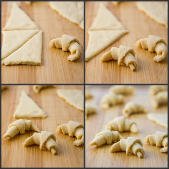 how to shape crescent rolls