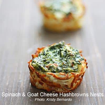 goat cheese nests