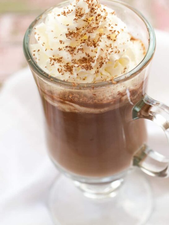 2-ingredient Nutella hot chocolate