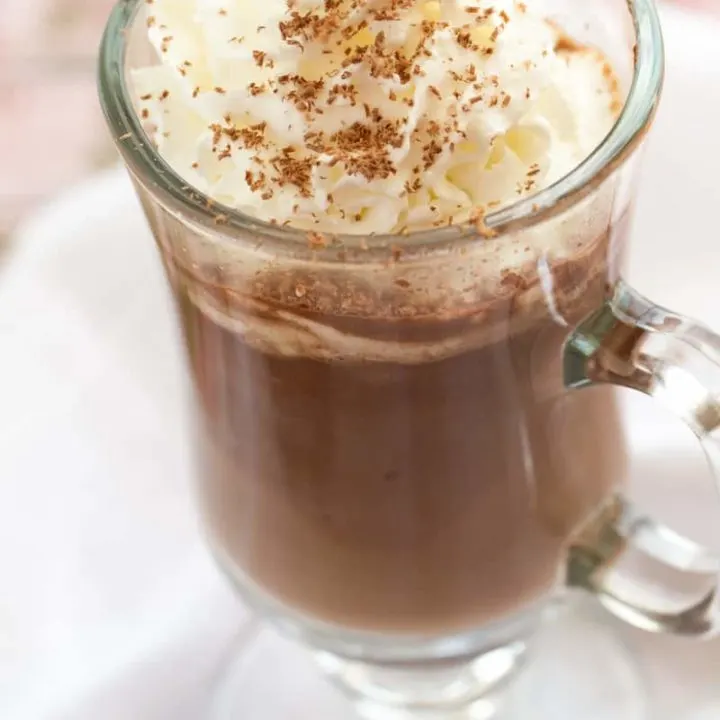 2-ingredient Nutella hot chocolate
