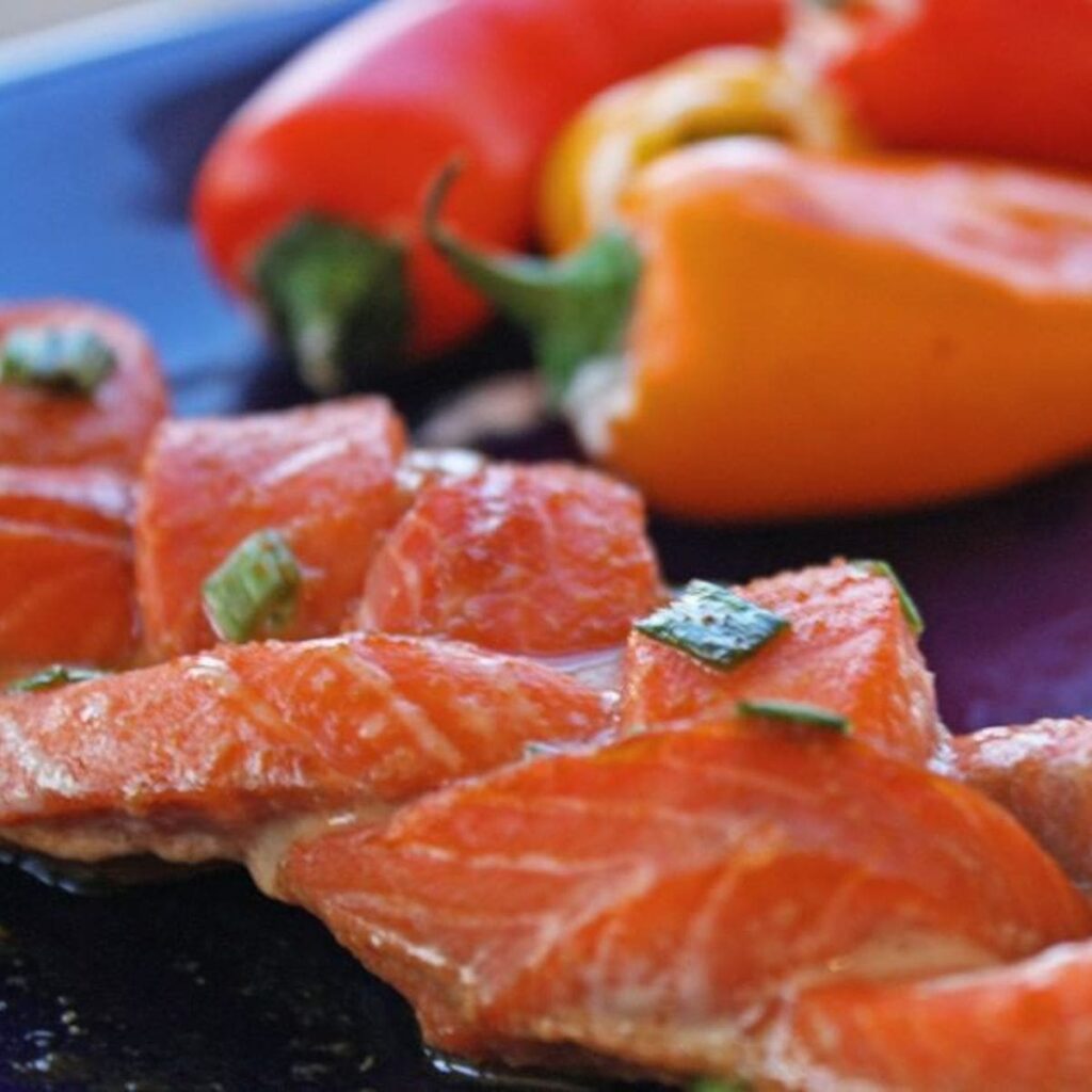 Honey Ginger Braided Salmon Recipe
