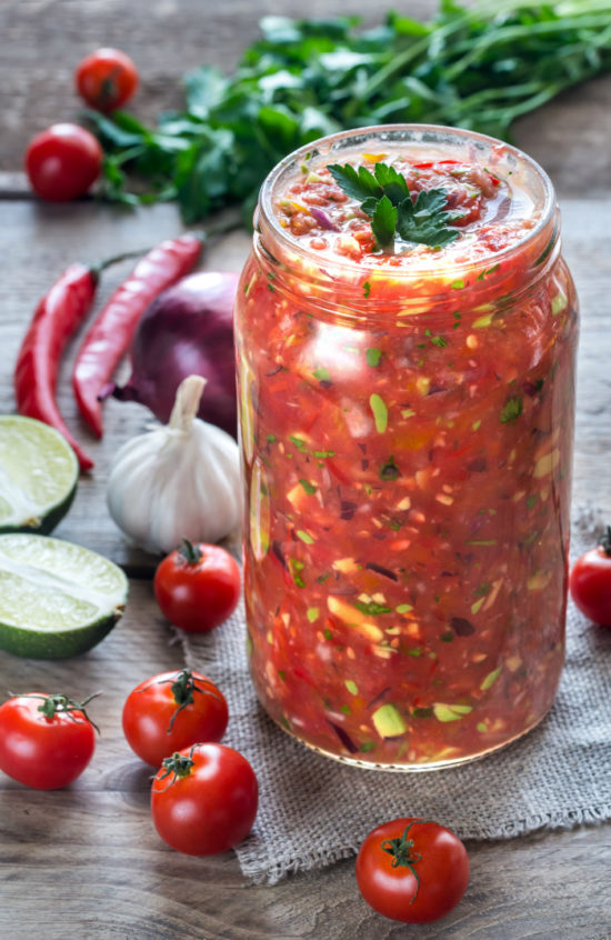 Roasted Tomato Salsa • The Wicked Noodle