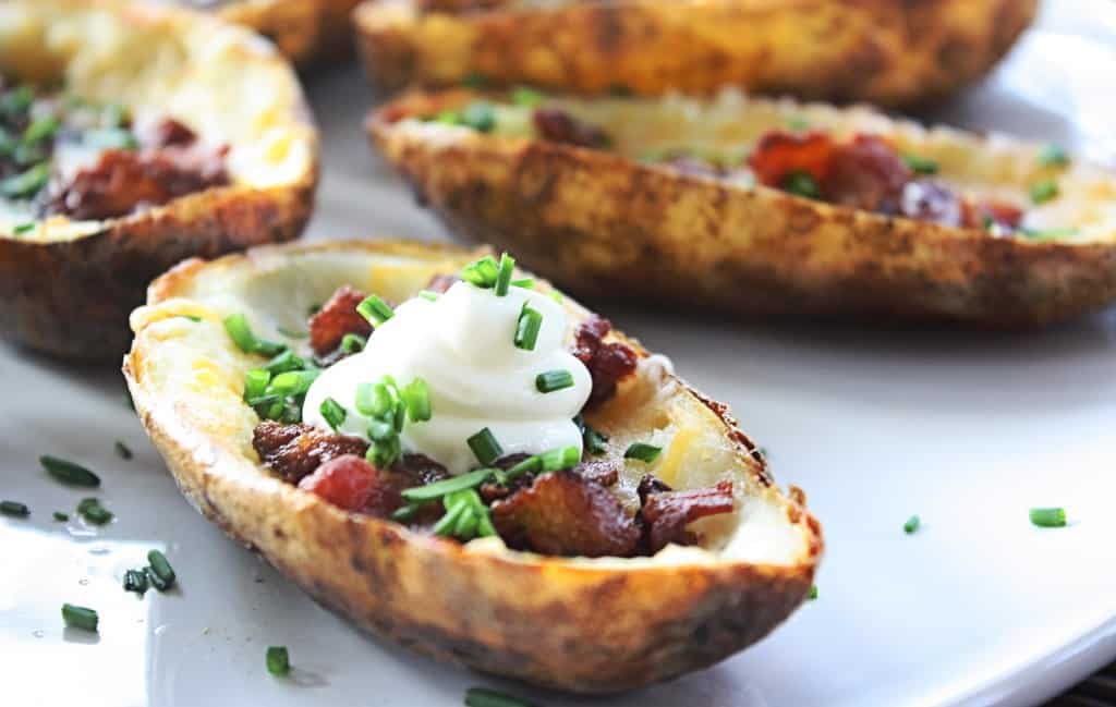 Potato Skins Recipe Crispy & Loaded! The Wicked Noodle