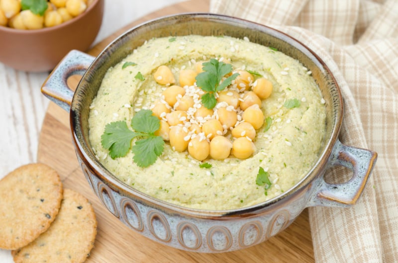 Cilantro Jalapeño Hummus