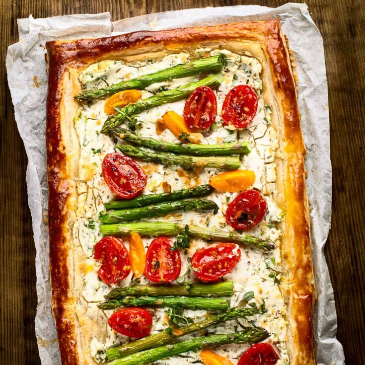 Asparagus Goat Cheese Tart