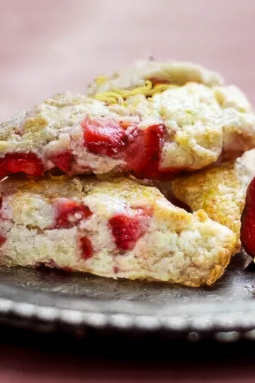 Strawberry Lemon Scones