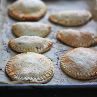 baked peach pies