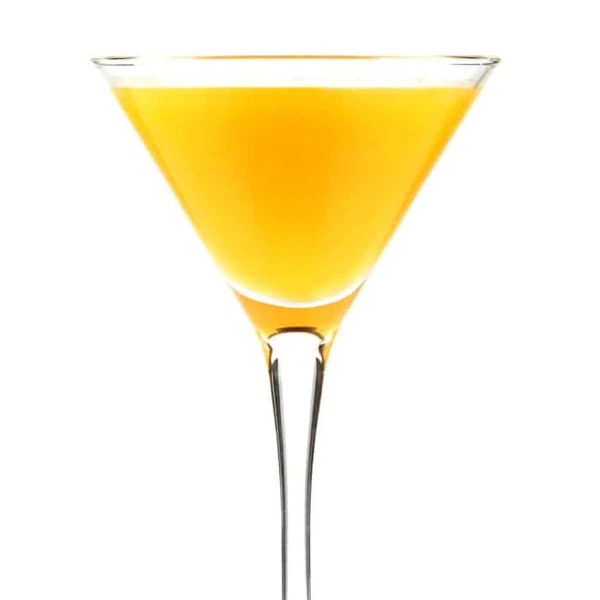 Spicy Passion Fruit Martini a spicy passion fruit martini with a white background