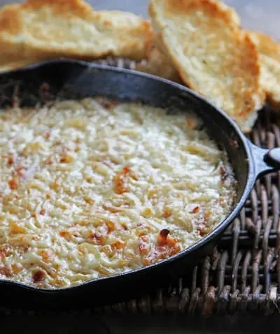 Best Caramelized Onion Dip Recipe with Bacon & Gruyere
