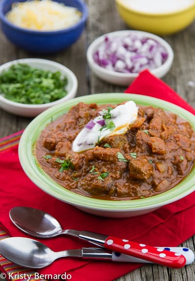 This Texas Chili may be an Award Winning Chili Recipe but I do believe I've improved upon it! This all-beef chili is a recipe you won't want to miss.