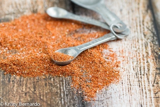This simple blackening seasoning is fantastic on fish, chicken and anything else you can think to put it on. One of my most popular recipes!