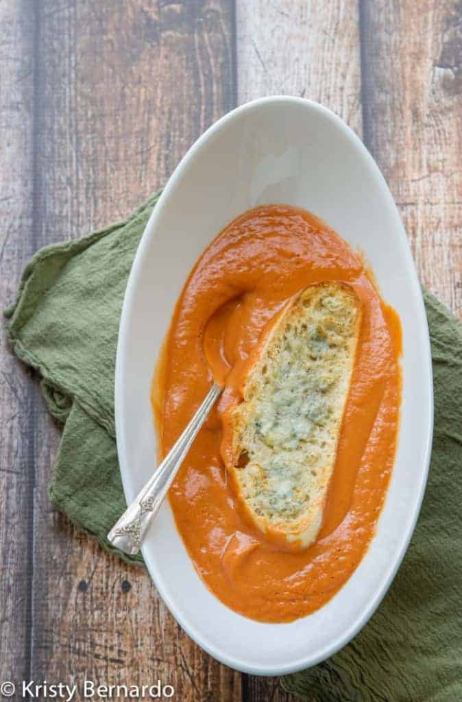 Vitamix Tomato Soup With Croutons