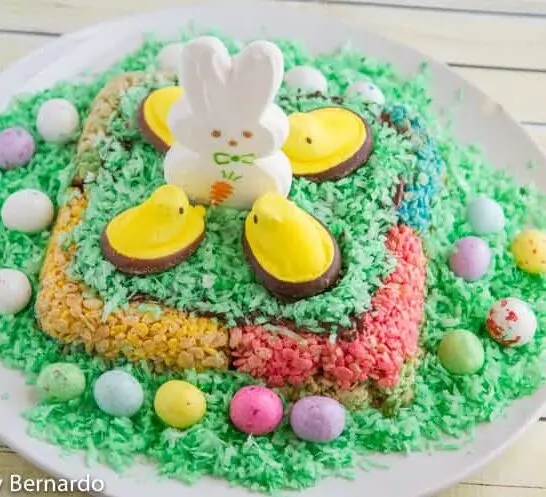 Best Easter Peeps Cake