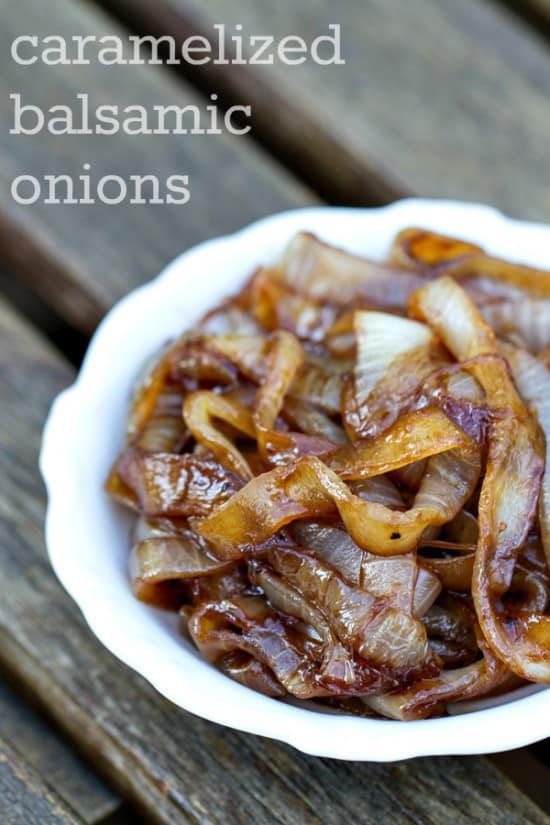 Balsamic Caramelized Onions