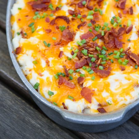 loaded cheddar, chive & bacon mashed potatoes