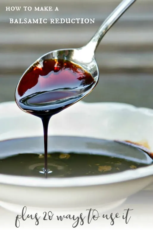 how to make a balsamic reduction