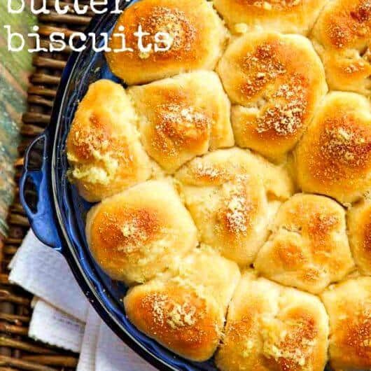 Parmesan Garlic Butter Biscuits • The Wicked Noodle