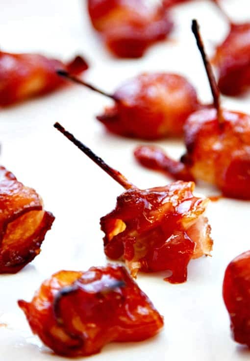 Bacon Wrapped Water Chestnuts {Rumaki}