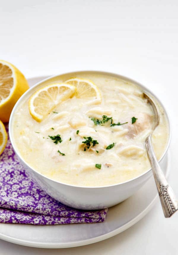 Avgolemono Soup (Chicken Soup With Egg And Lemon) • The Wicked Noodle