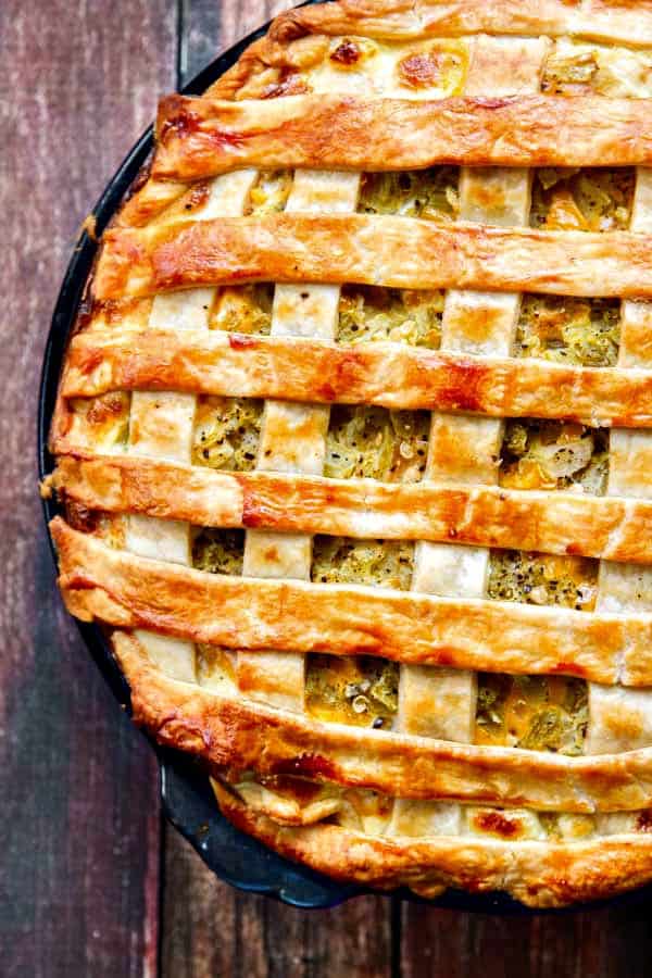 Easy as Chicken, Green Chile and Potato Pie! A lost recipe that a reader requested get recreated - yep, it's that good! 