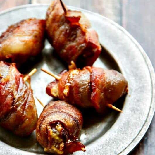 Bacon Wrapped Dates • The Wicked Noodle