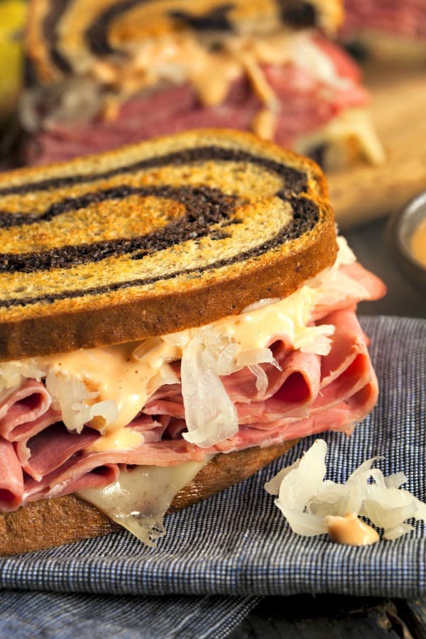 The Reuben Sandwich is so much better made at home - especially with a Spicy Sriracha Thousand Island Dressing. Make them mini and/or open-faced, too!