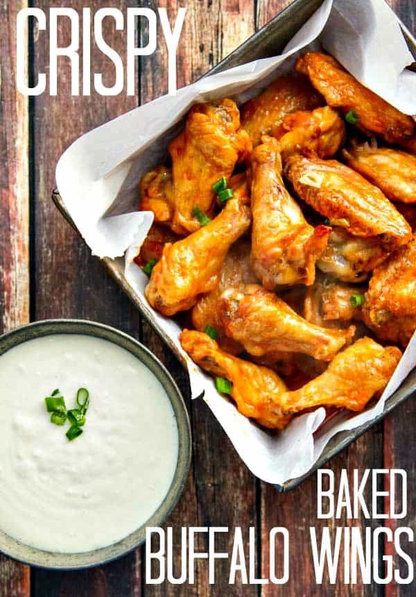 Why fry when you can have Baked Buffalo Wings that are just as crispy with tender, juicy meat, too? A 2-ingredient sauce makes it even better!