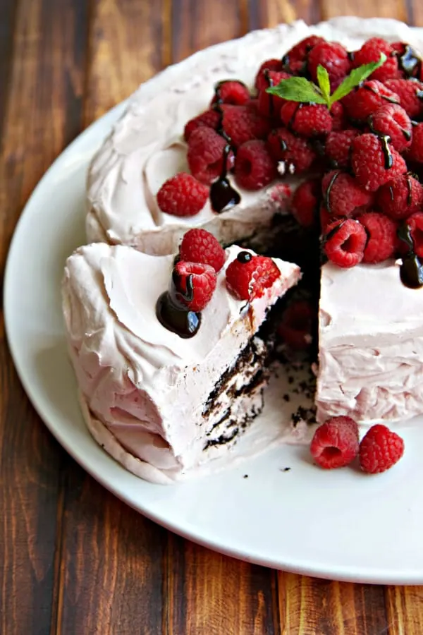 Best Chocolate Raspberry Icebox Cake Recipe