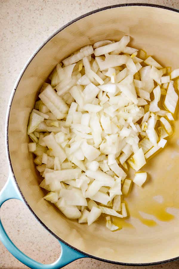 Yellow Split Pea Soup Onions for Yellow Split Pea Soup