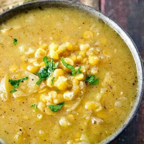 Easy Yellow Split Pea Soup Recipe