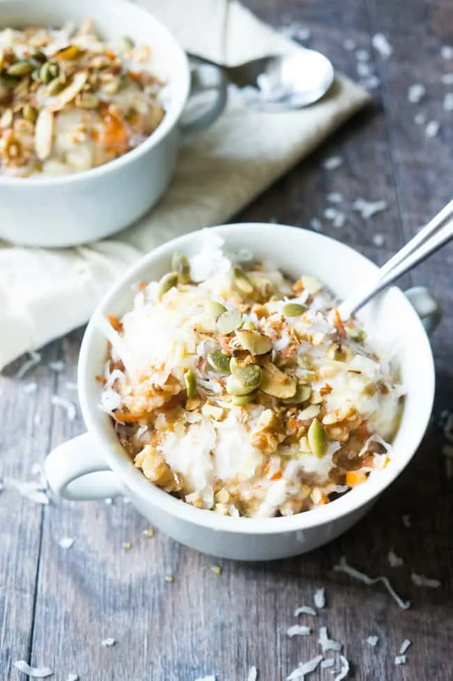 Carrot Cake Steel Cut Oats made in a pressure cooker! PLUS more great Electric Pressure Cooker Recipes!