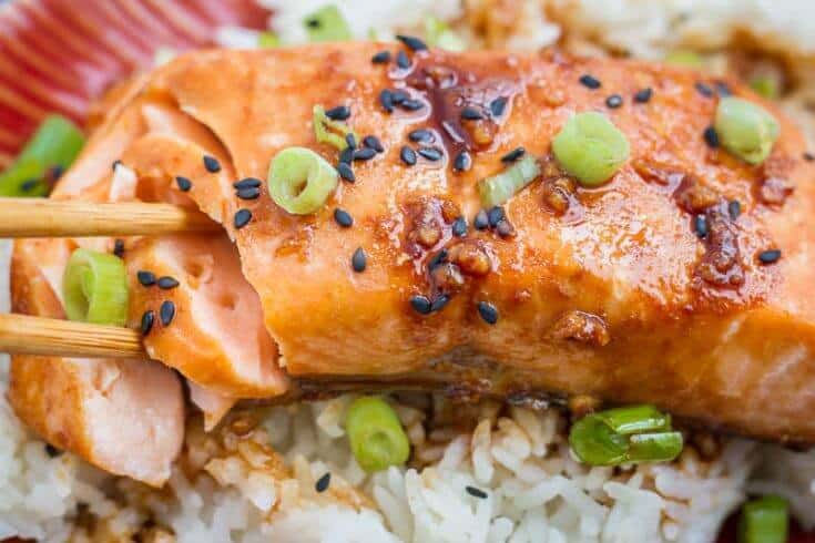Sweet & Spicy Baked Salmon