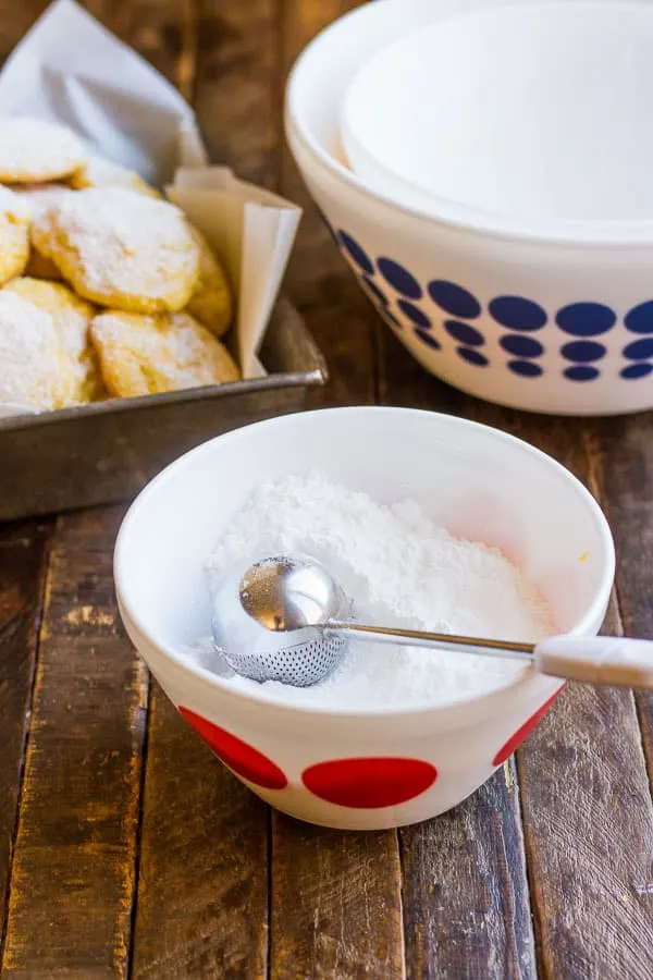 Lemon Cake Mix Cookies have just SIX ingredients and have a bright lemon flavor!