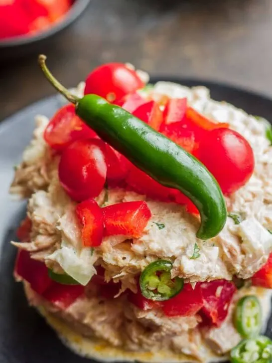 Spicy Tuna Salad with Bell Peppers