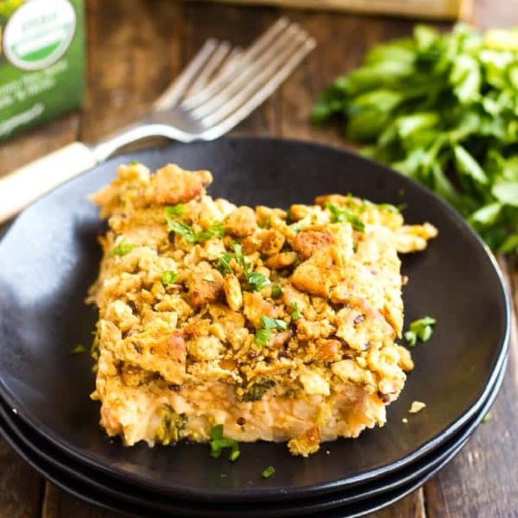Fresh Broccoli Rice Casserole With Chicken