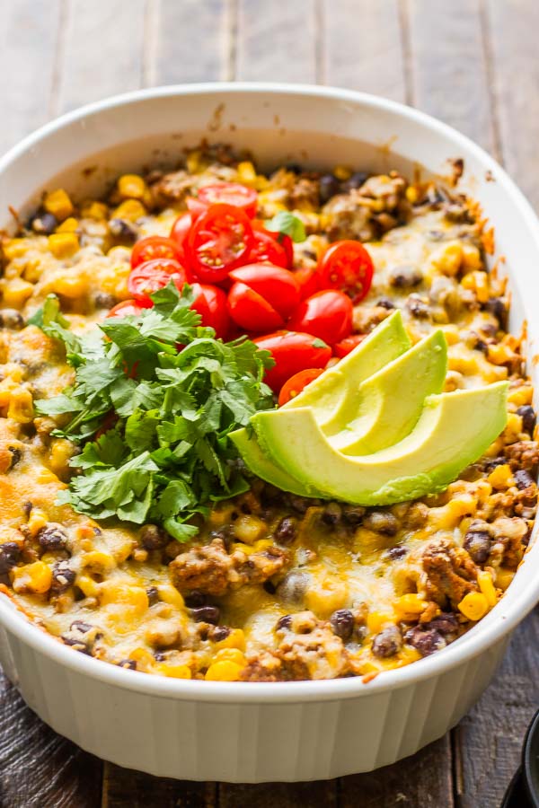 This Dorito Taco Casserole is so simple to throw together that my kids make it all the time!