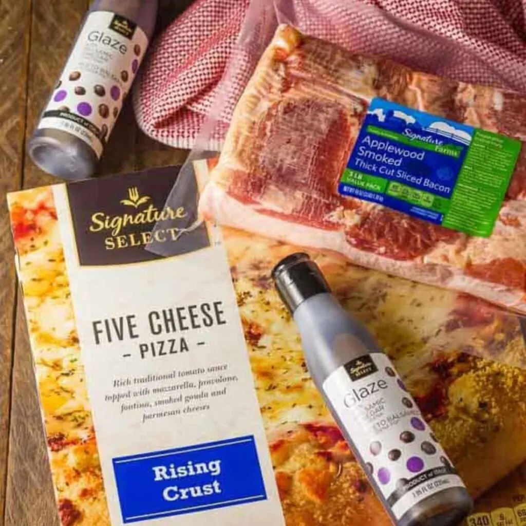 Blue Cheese Balsamic Pizza Ingredients