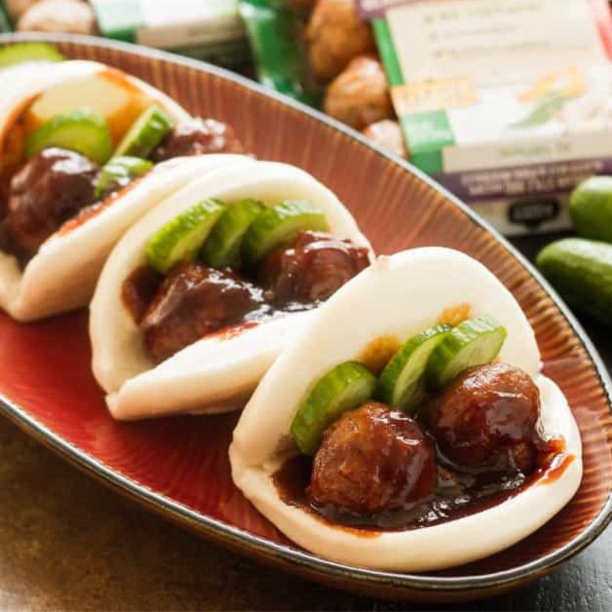 Korean Meatball Sliders