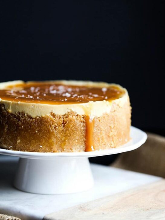 Instant Pot Salted Caramel Cheesecake - plus more delicious Instant Pot desserts you'll LOVE to make!