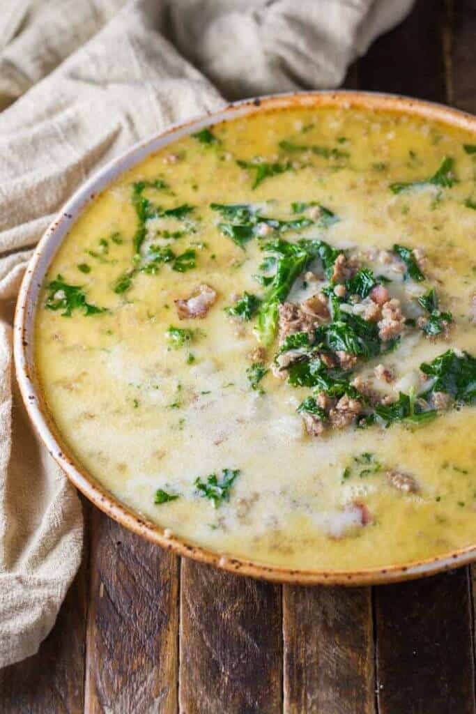 Instant Pot Zuppa Toscana Soup • The Wicked Noodle